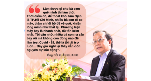 Ông Đỗ Xuân Quang, Phó Tổng giám đốc Vietjet Air chia sẻ về công việc thiện nguyện