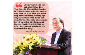 Ông Đỗ Xuân Quang, Phó Tổng giám đốc Vietjet Air chia sẻ về công việc thiện nguyện
