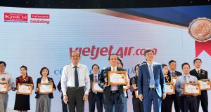 Vietjet nhận danh hiệu “Hãng hàng không được khách hàng lựa chọn nhiều nhất”